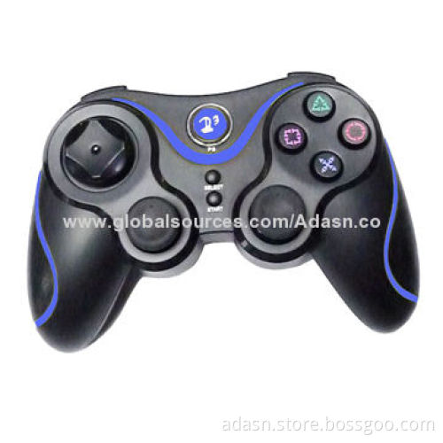 PS3 Bluetooth wireless game joy-pad with dual shock, with led light, various color, cheap priceNew
